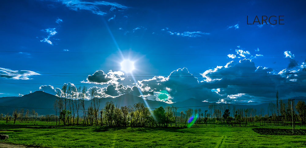 blue sky
