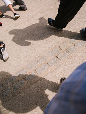 Walking in Barcelona